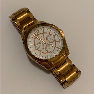 Rose Gold Fossil Watch